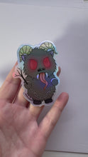 Load and play video in Gallery viewer, Krampus Holographic Sticker
