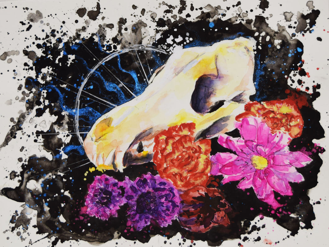 Cayote Bouquet -Art Print