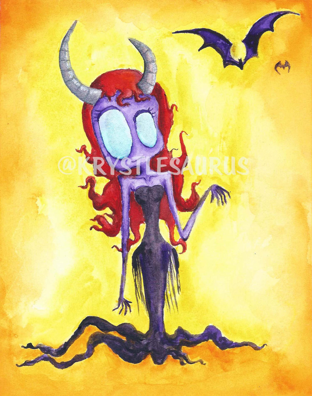Demonica Von Spookers-Art Print