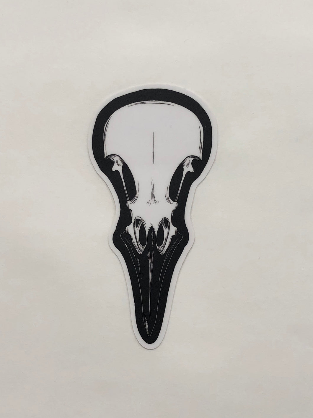 Raven Skull- Sticker