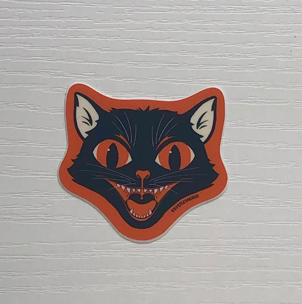 Halloween Cat 2-Sticker