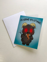 Load image into Gallery viewer, Krampus Blank Holiday Card
